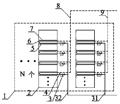 Cooling system of data center machine room