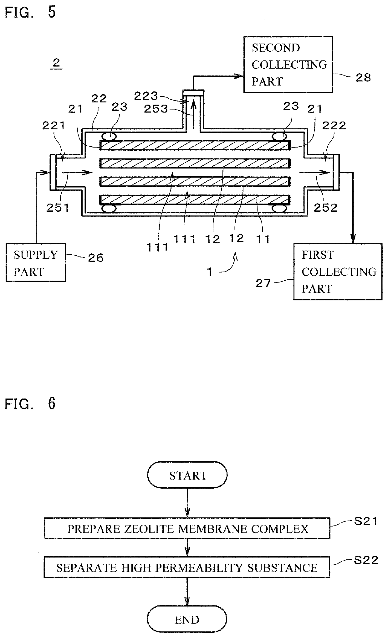 Zeolite membrane complex, method of producing zeolite membrane complex, separator, membrane reactor, and separation method