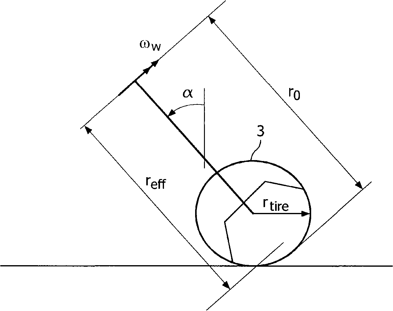 Apparatus and method for determining roll angle of a motorcycle