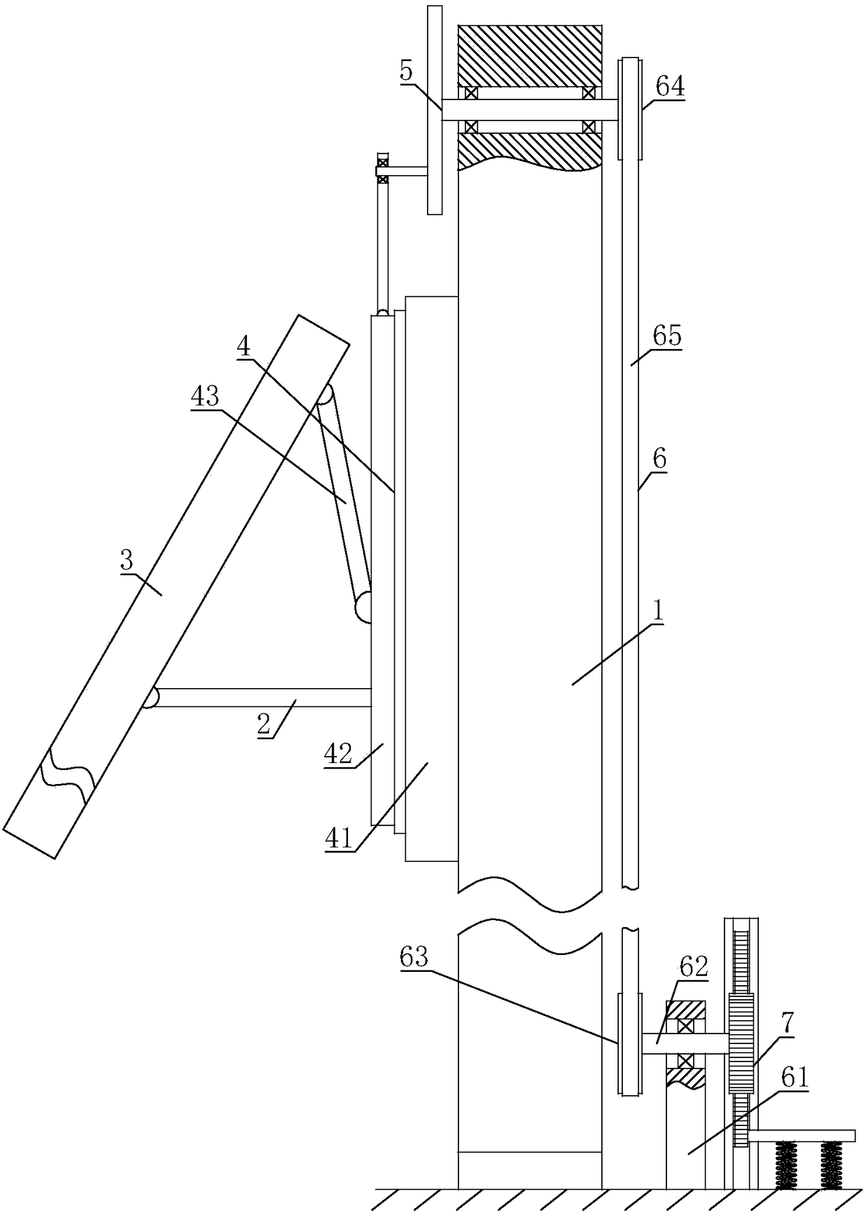 Energy-saving building photovoltaic curtain wall capable of adjusting opening degree conveniently