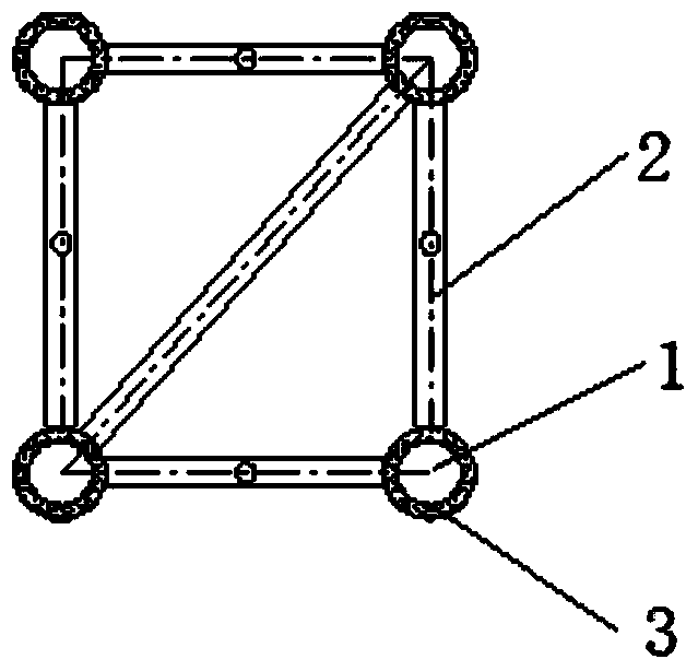 Rapid construction method for strong-stormy-wave deep sea underwater connection system