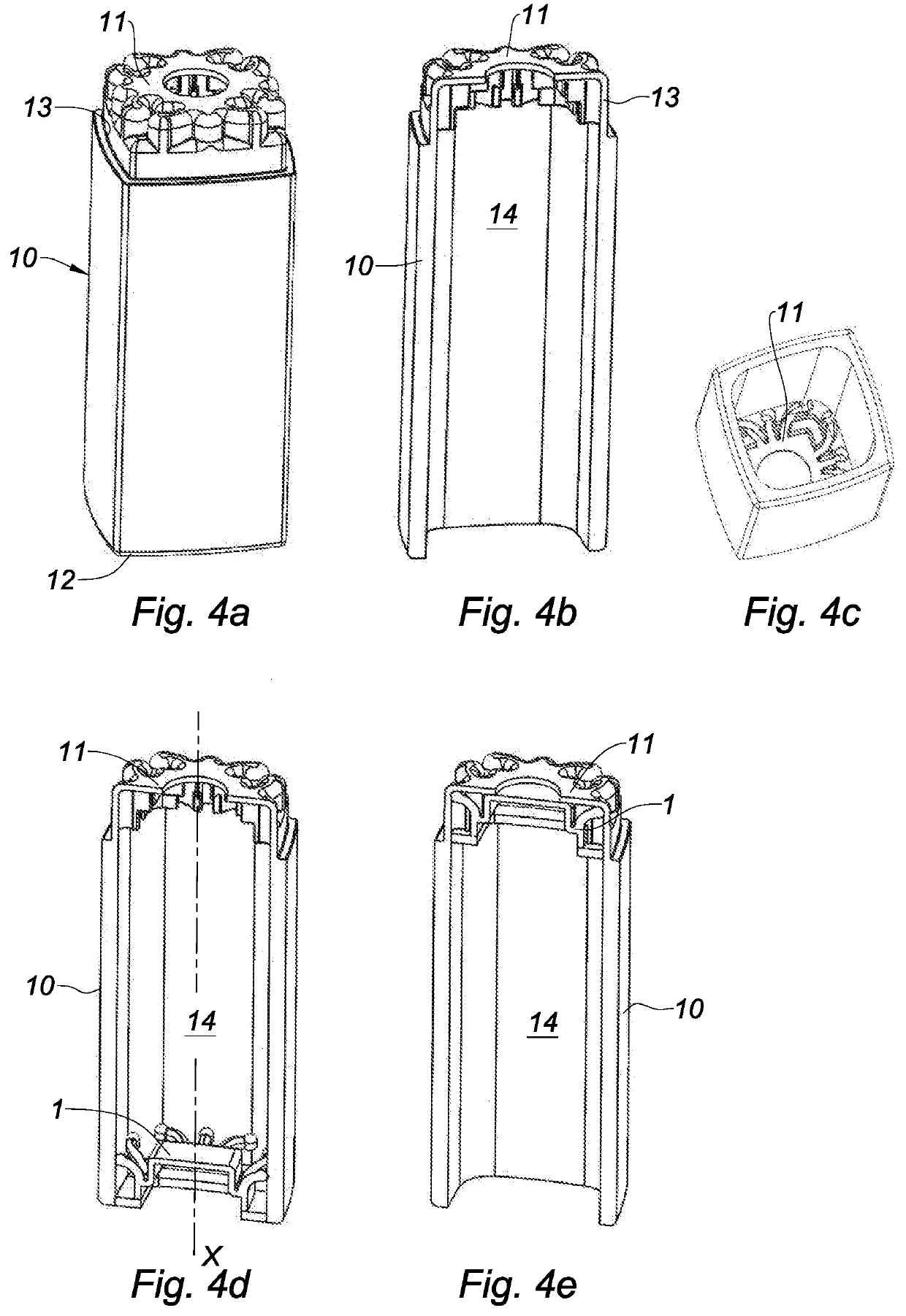 Piston for a reservoir of a dispenser of a fluid product without air intake