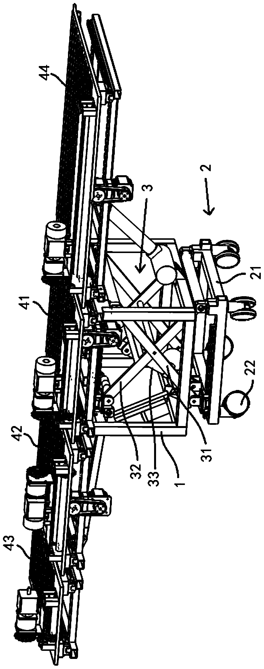 Transporting device with nursing function