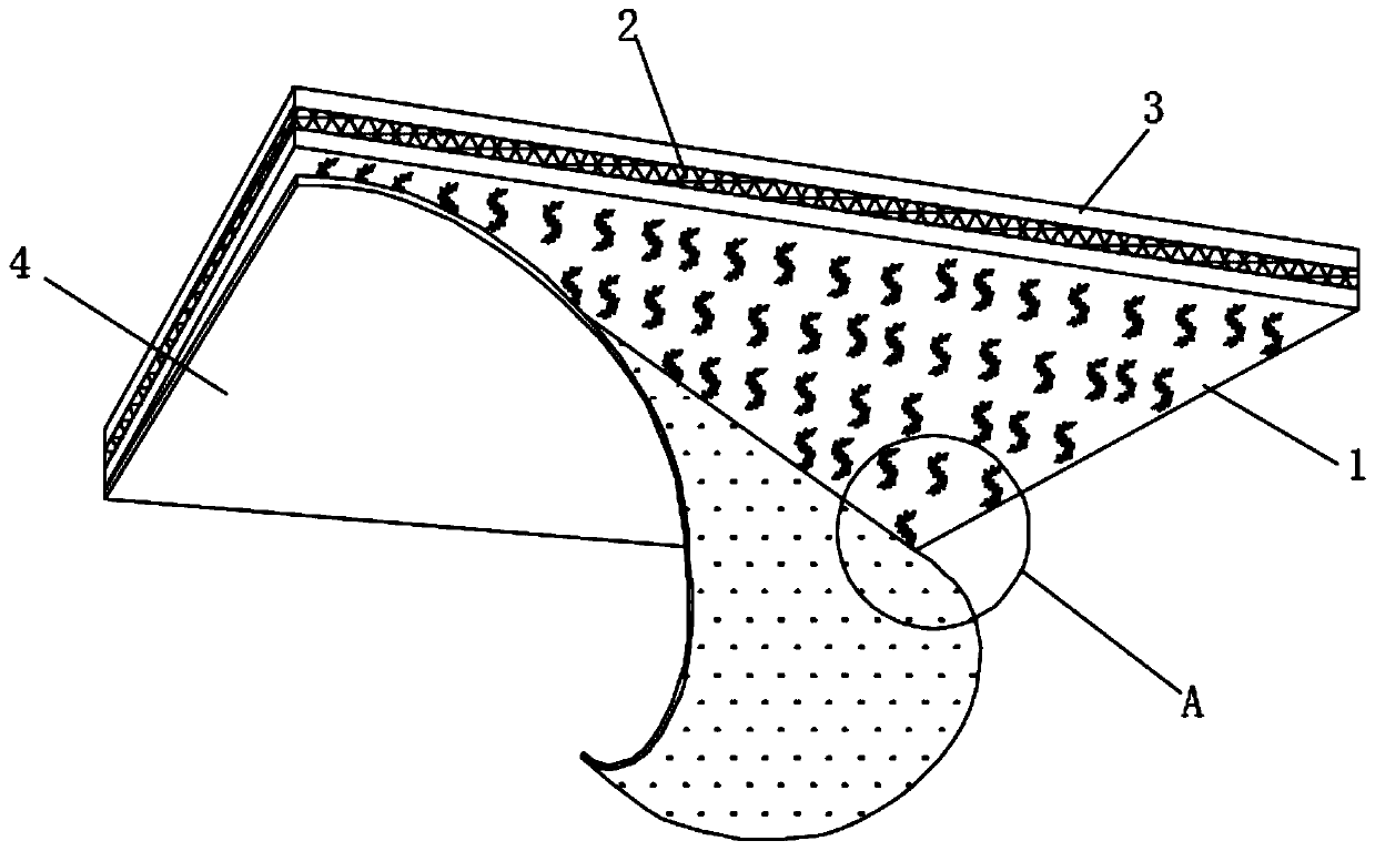 Self-adsorption insulating paper for transformer core