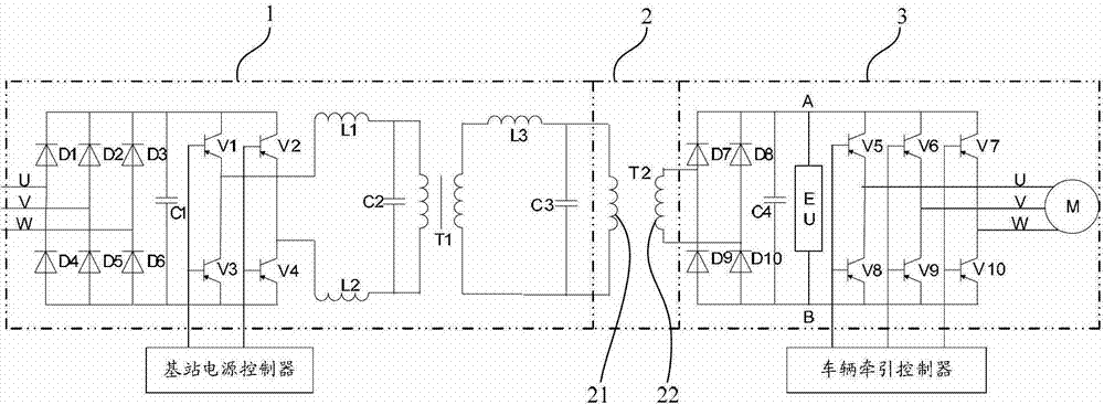 Power supply system for urban transportation vehicle