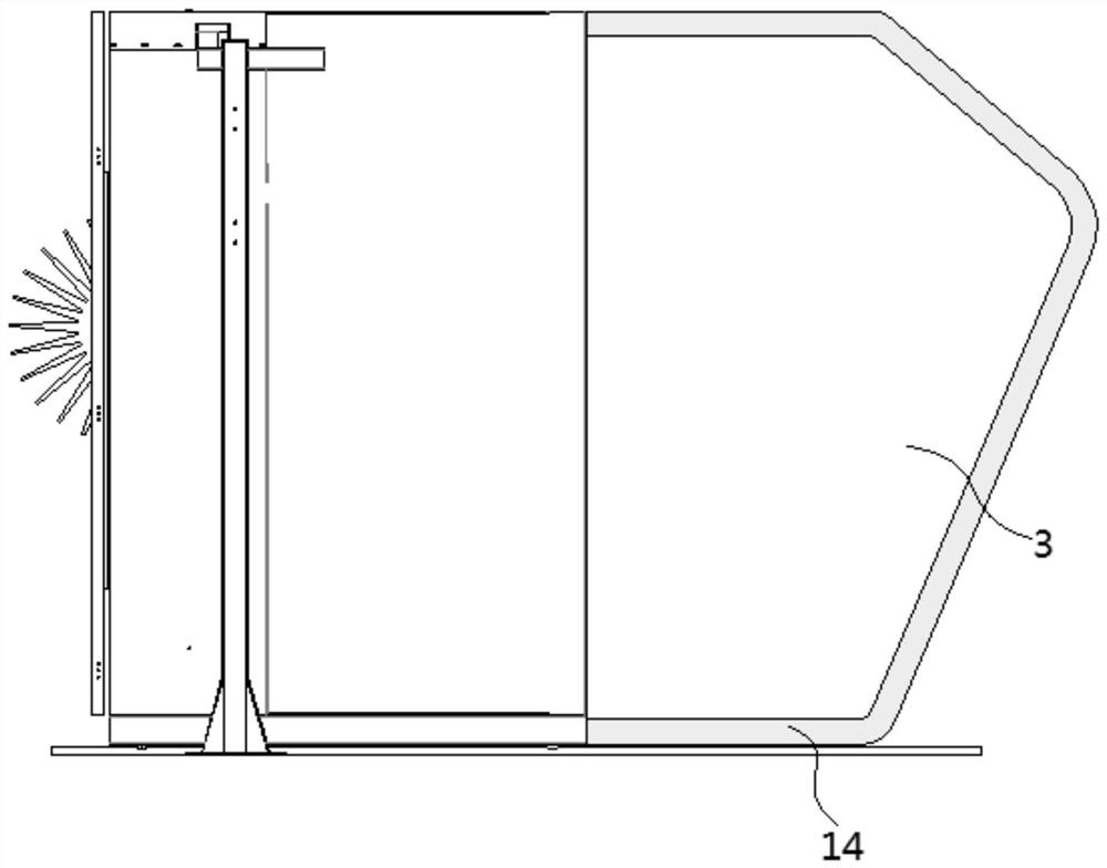 A fully automatic intelligent safe reciprocating car washing device