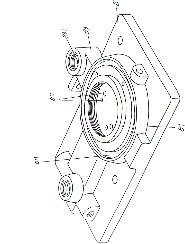 Jack base cleaning machine