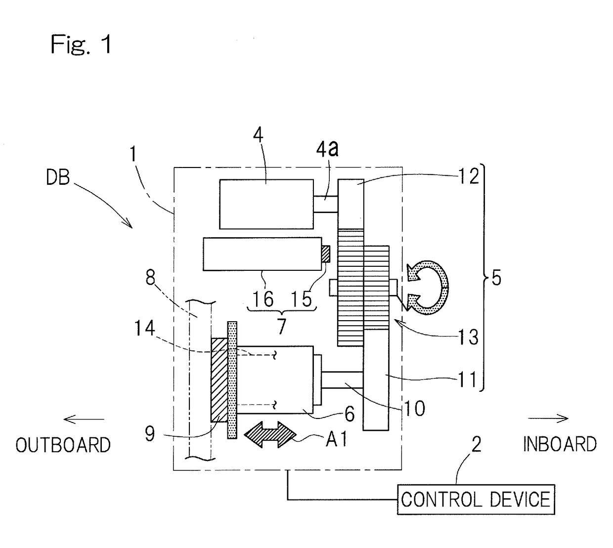 Electric brake device