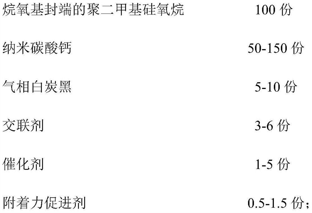 A kind of low voc organosilicon sealant and preparation method thereof