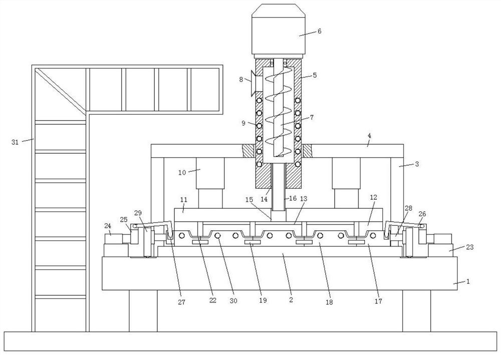 Rapid forming die for capacitor cover plate machining