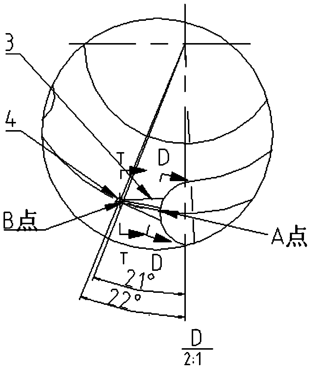 Optimized design method for valve plate of axial piston pump