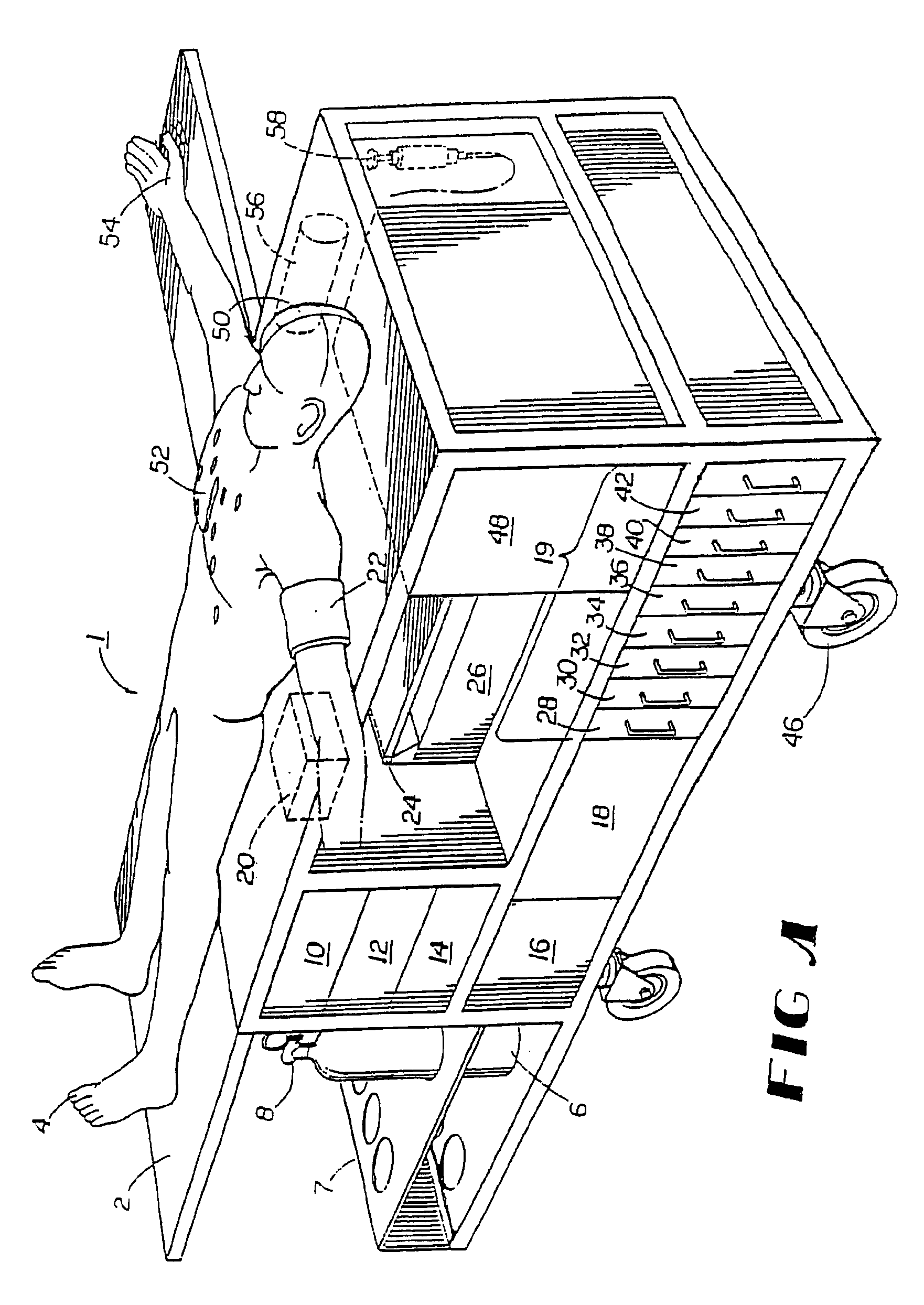 Lung simulator for an integrated human patient simulator