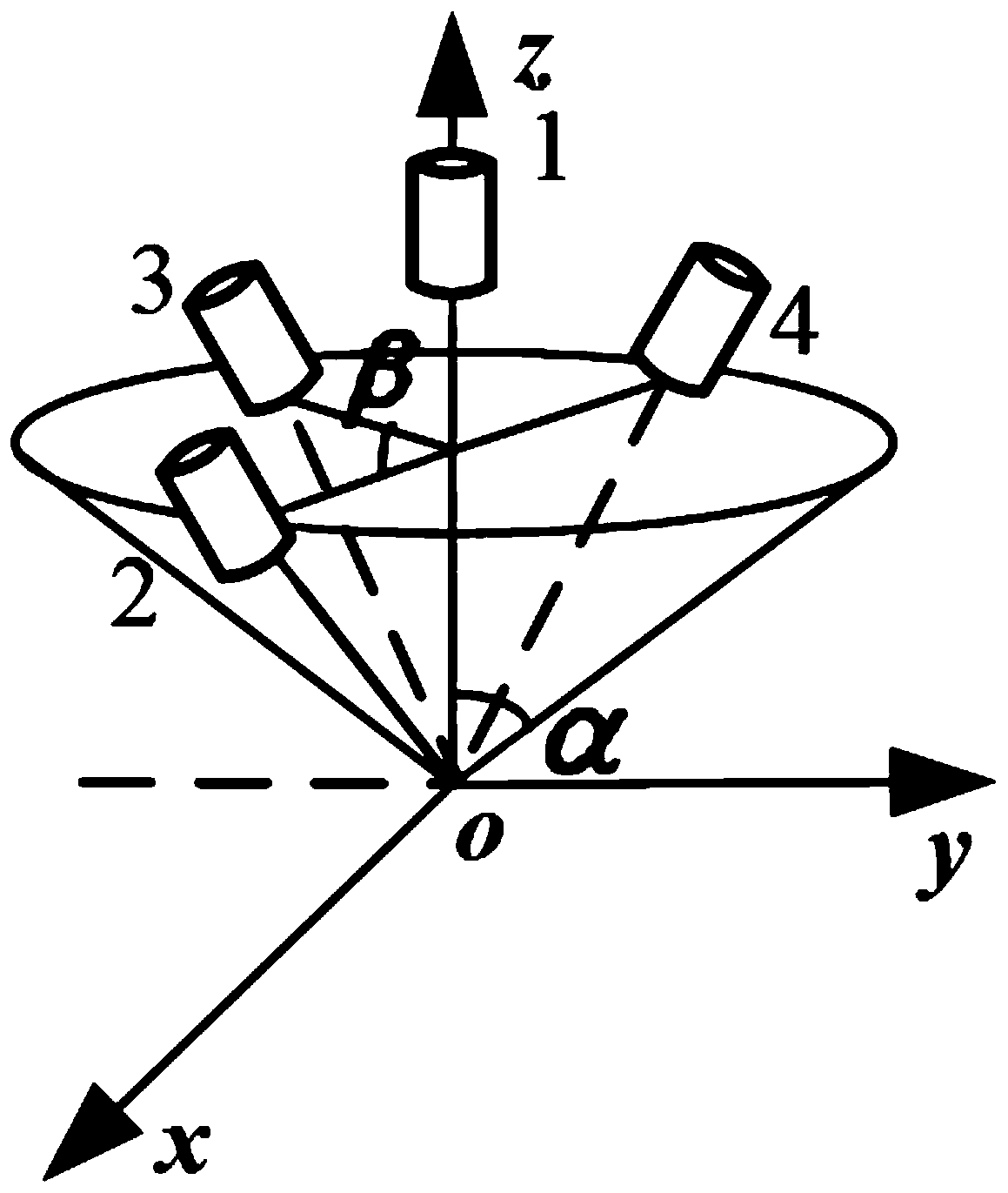 Four-gyro redundant strapdown inertial navigation system fault detection and isolation method in dynamic environment