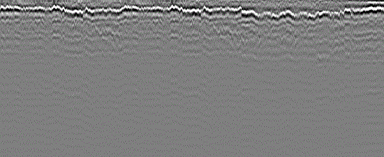 Railway roadbed state assessment method based on ground penetrating radar periodicity detection