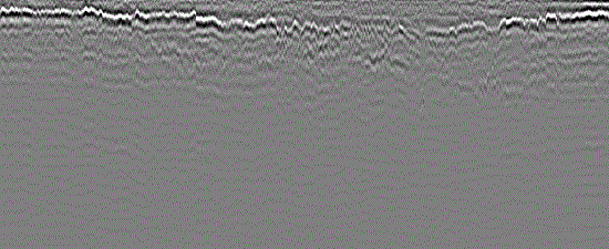 Railway roadbed state assessment method based on ground penetrating radar periodicity detection