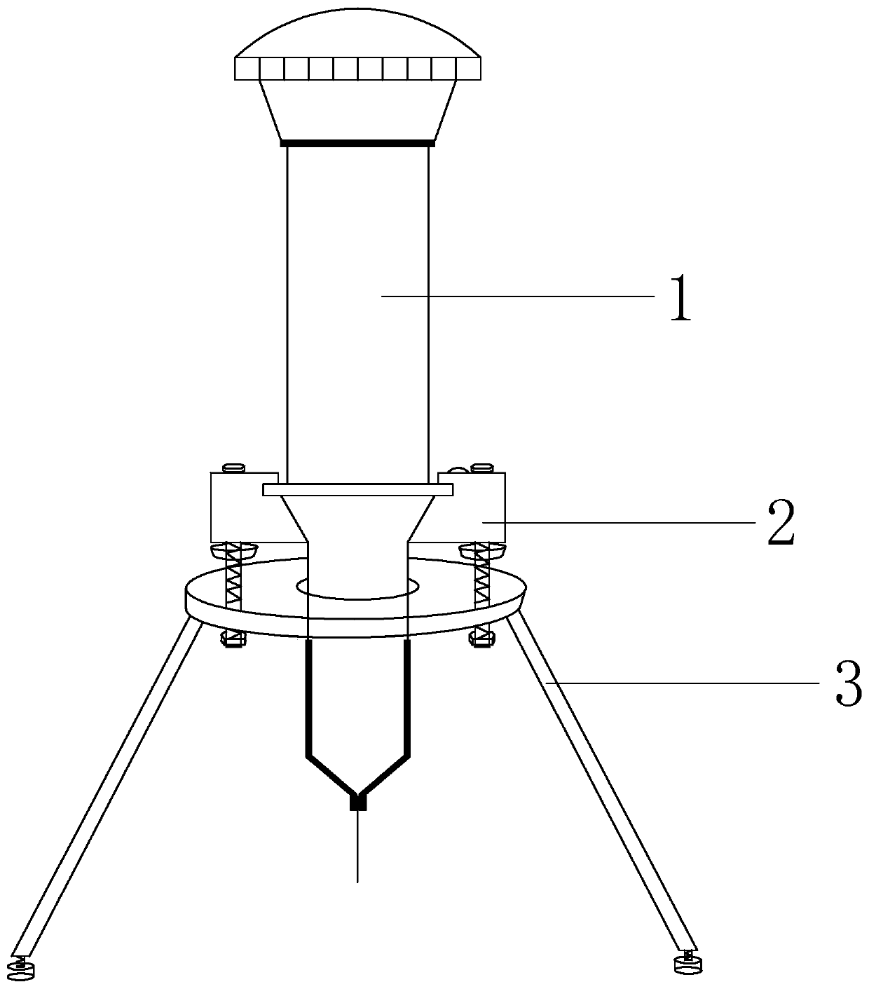 Soft rock strength test needle penetration instrument and use method thereof