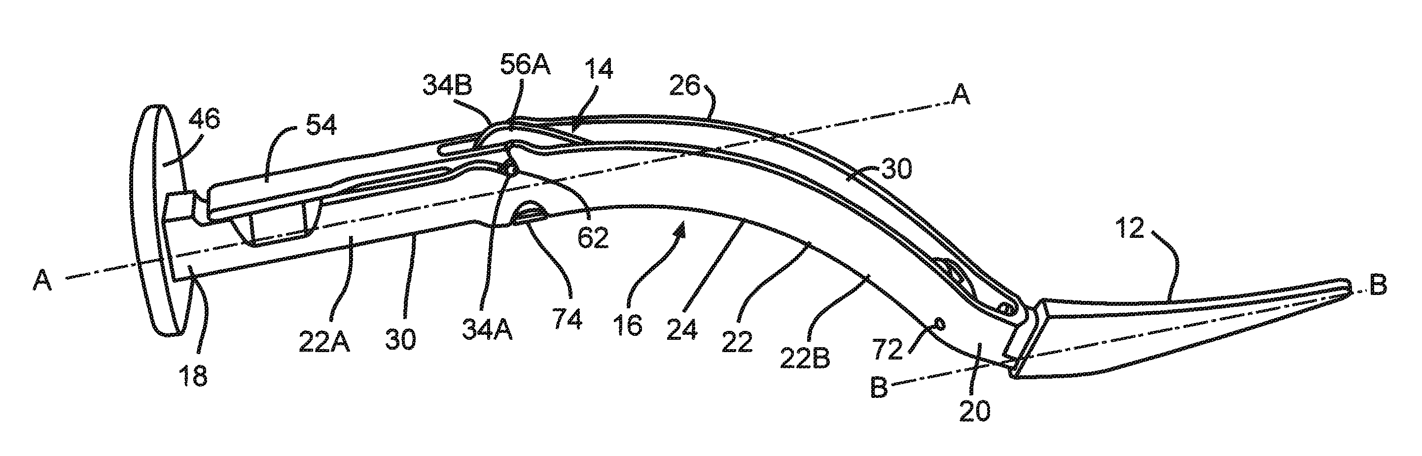 Double offset surgical tool handle assembly having a locking linkage aligned along two different planes