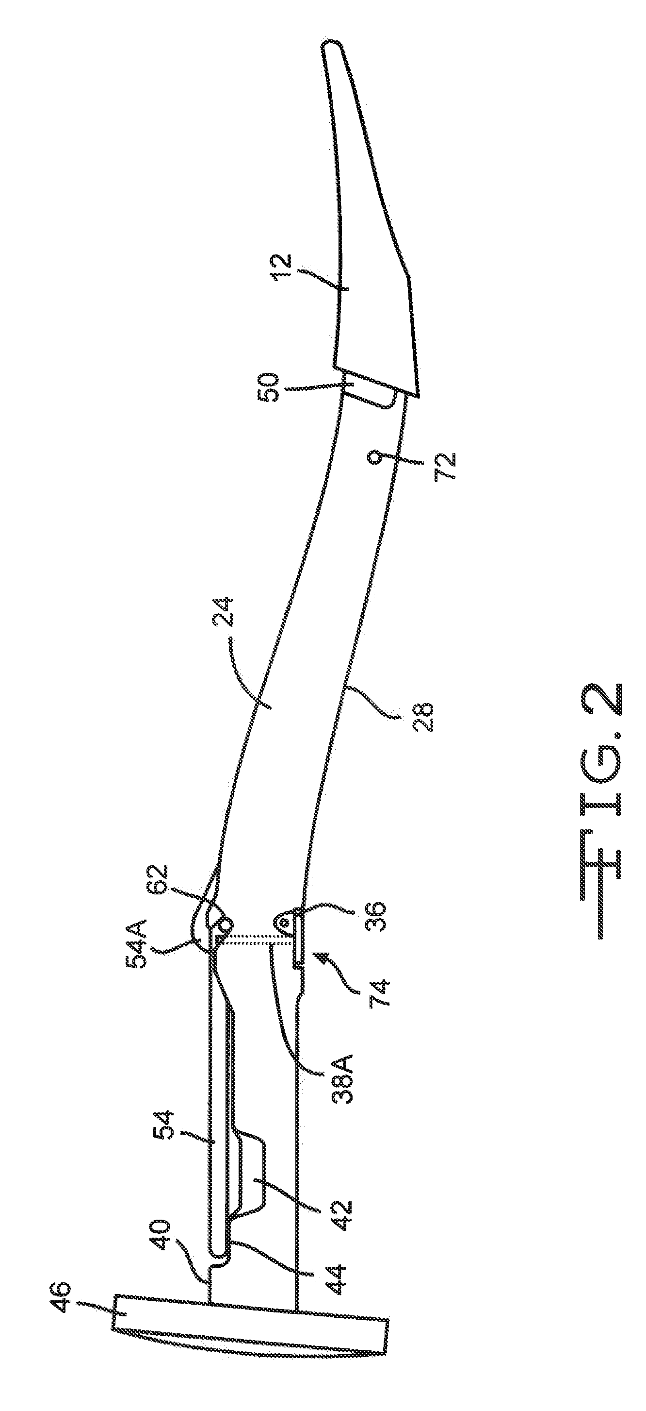 Double offset surgical tool handle assembly having a locking linkage aligned along two different planes