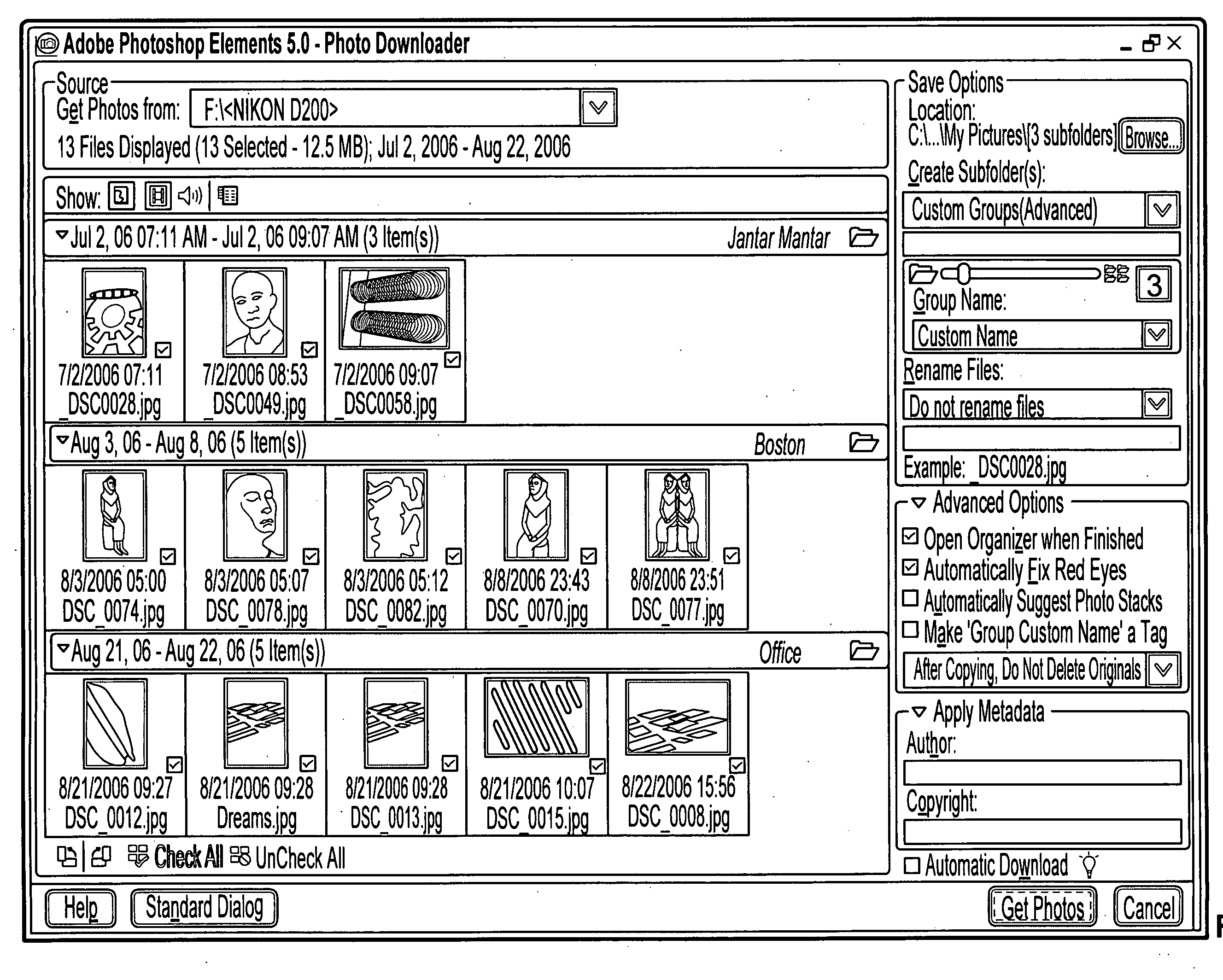 Intelligent content organization based on time gap analysis