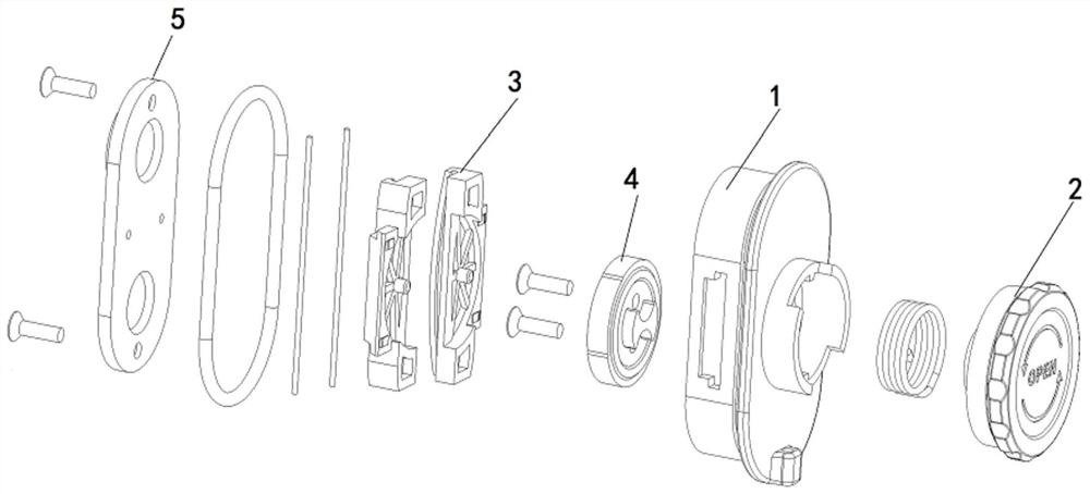 A battery cover device and a battery mounting device having the same