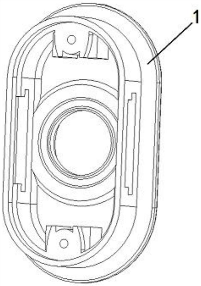 A battery cover device and a battery mounting device having the same