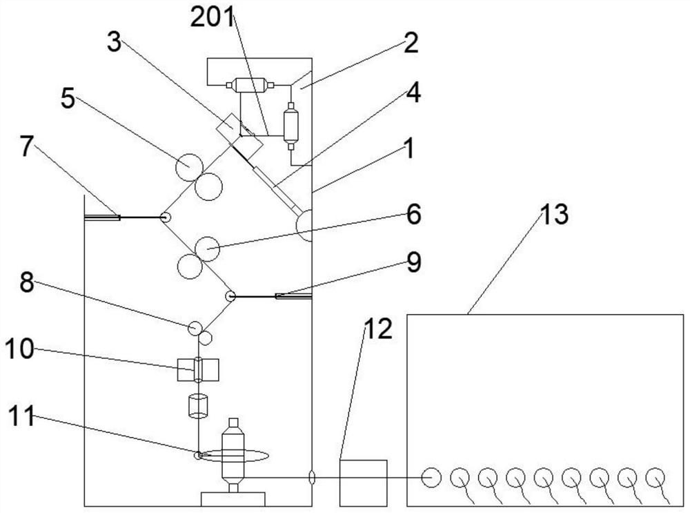 Intelligent spinning system based on yarn winding