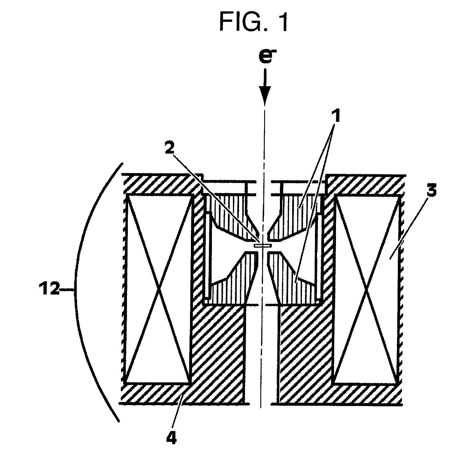 Electron beam observation device using pre-specimen magnetic field as image-forming lens and specimen observation method