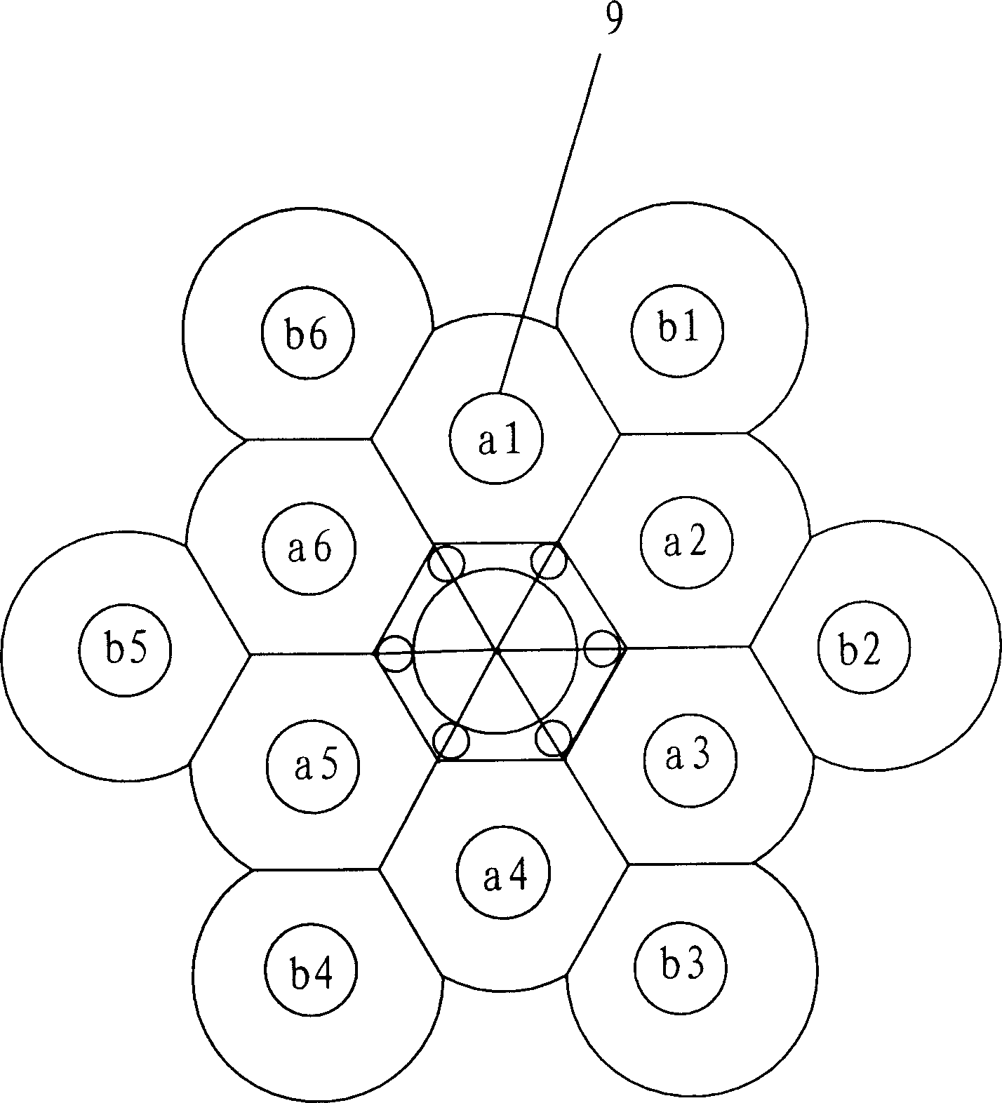 Light releasing photon frequency division spectrometer