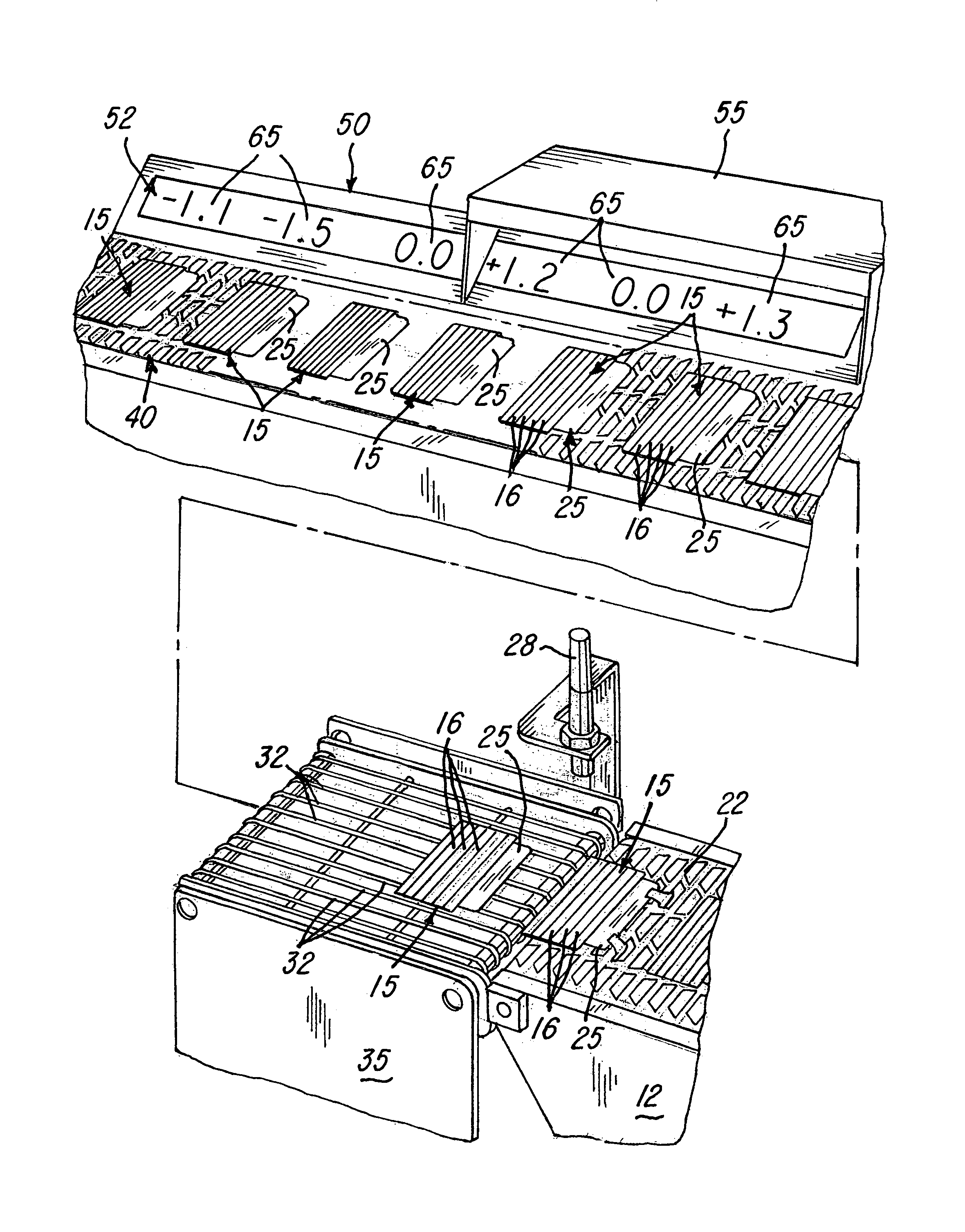 Conveyed product weight display system