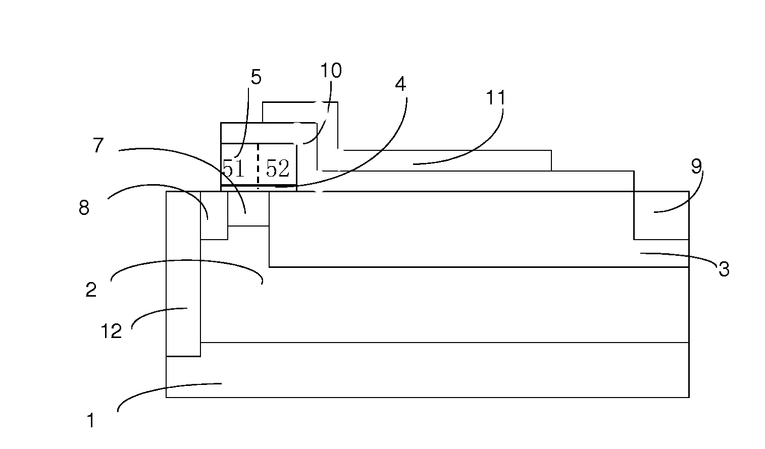 RF ldmos device and method of forming the same