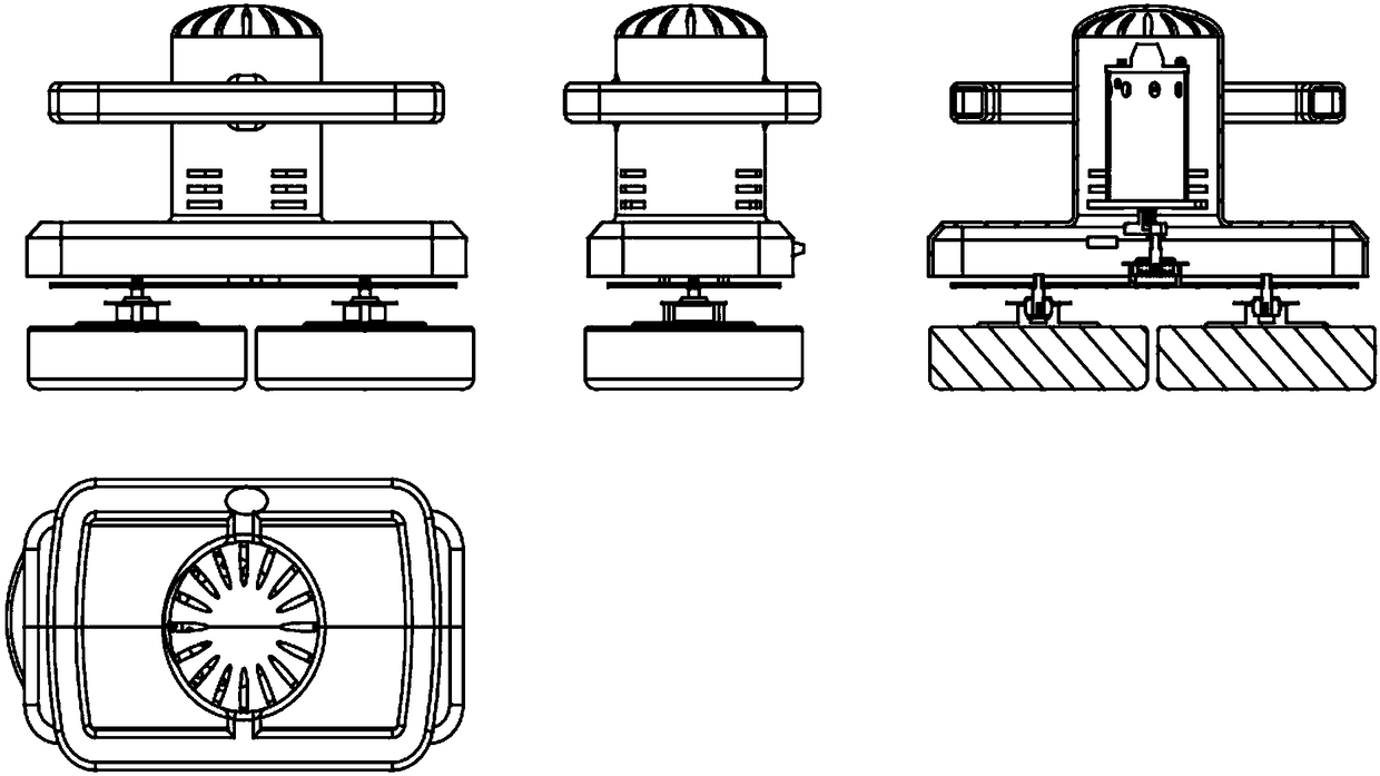 Wax-polishing machine with micro-vibration mode