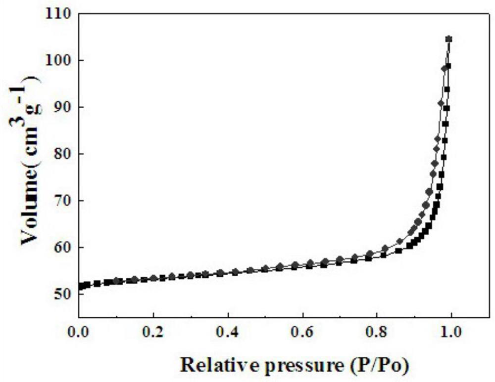 Photocatalyst for treating dye in high-salinity wastewater, and preparation method thereof