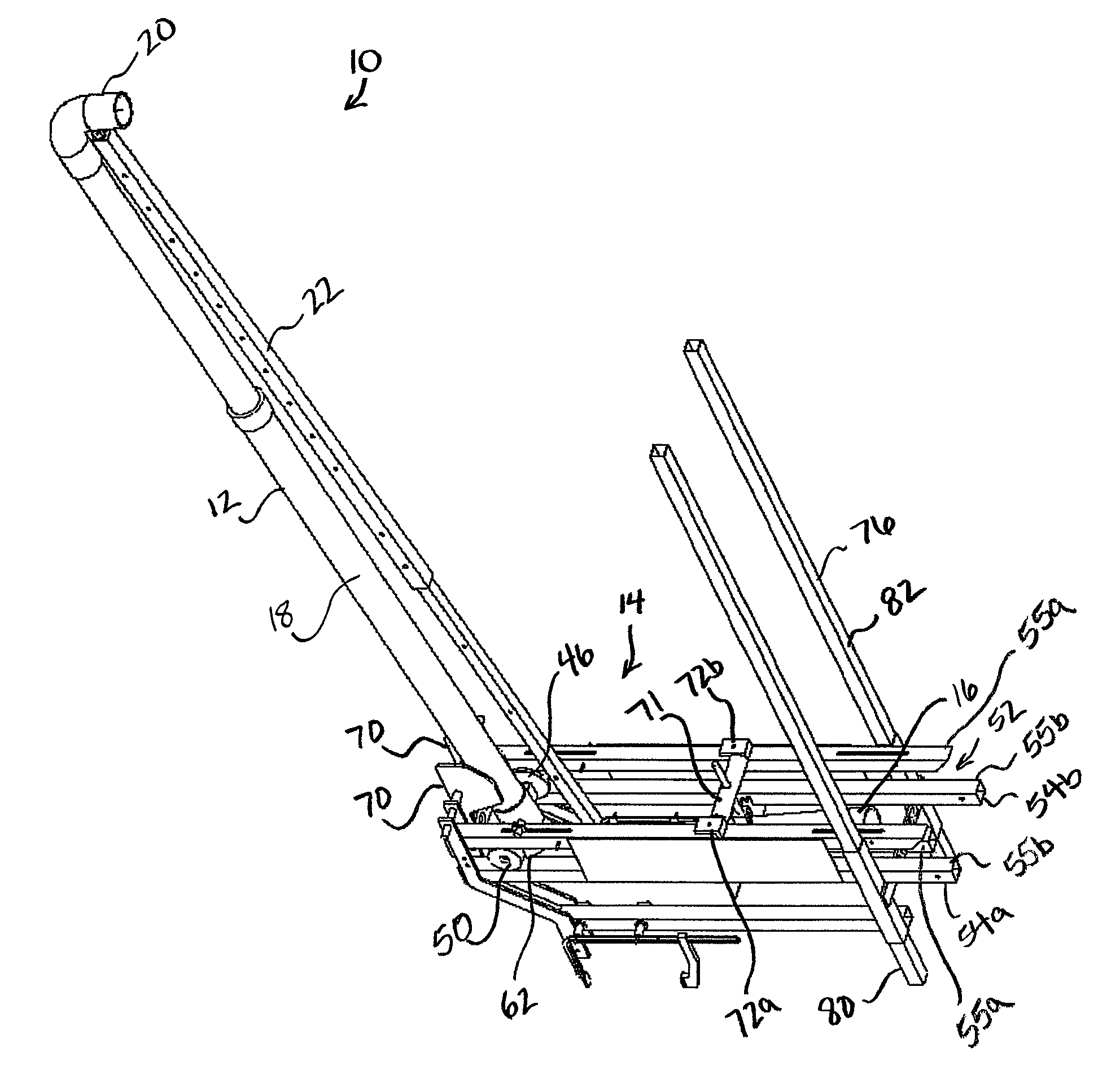 Apparatus and method for extinguishing fires in a multi-floored building