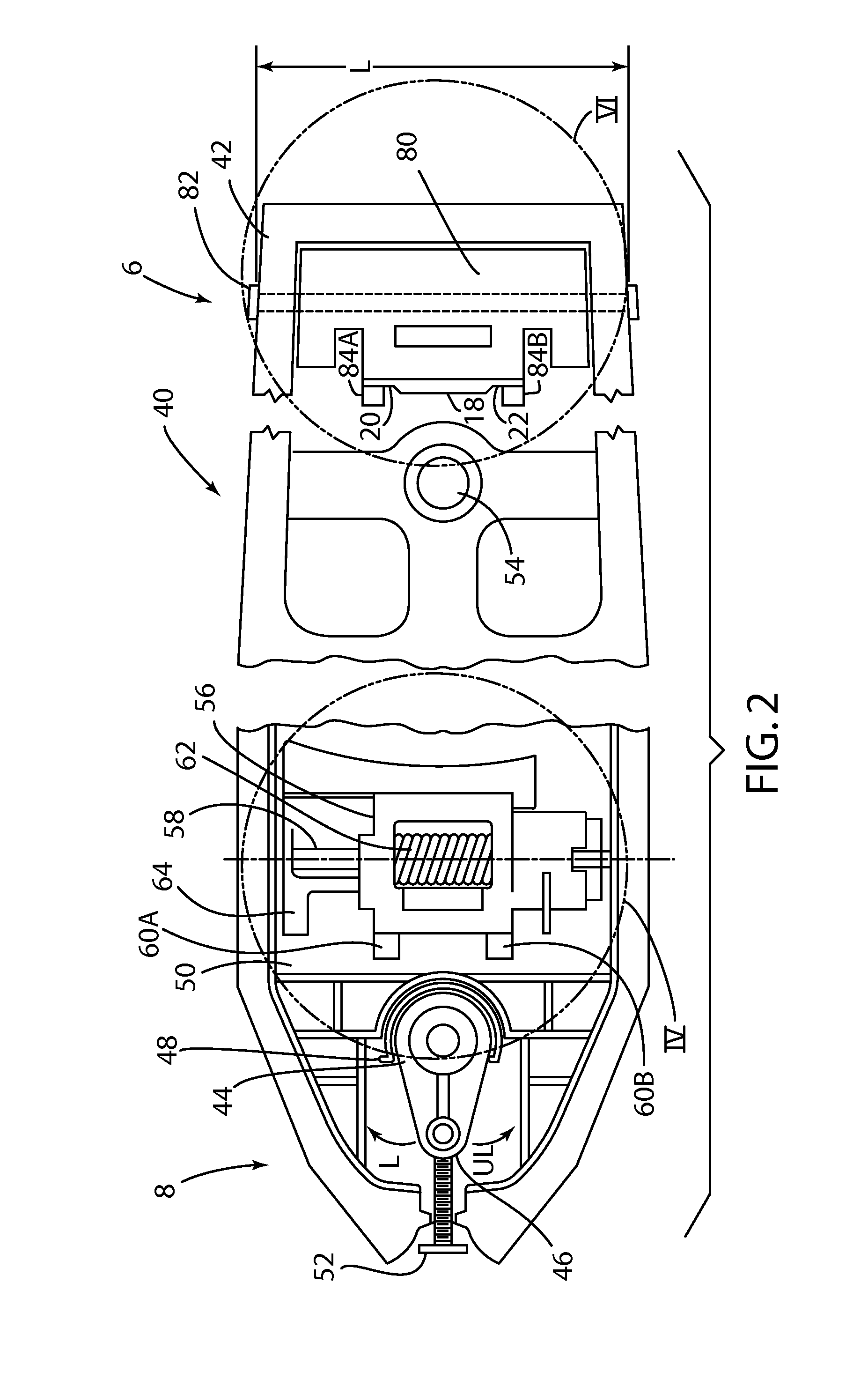 Wobble free exterior handle design