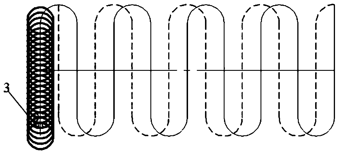 Laser deposition additional material manufacturing method