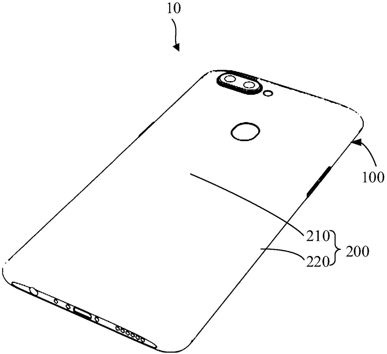 Shell, electronic device and shell manufacturing method