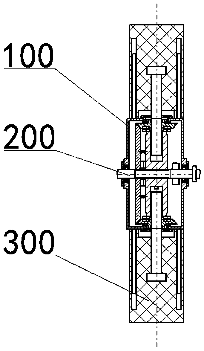 Variable wheel diameter mechanism