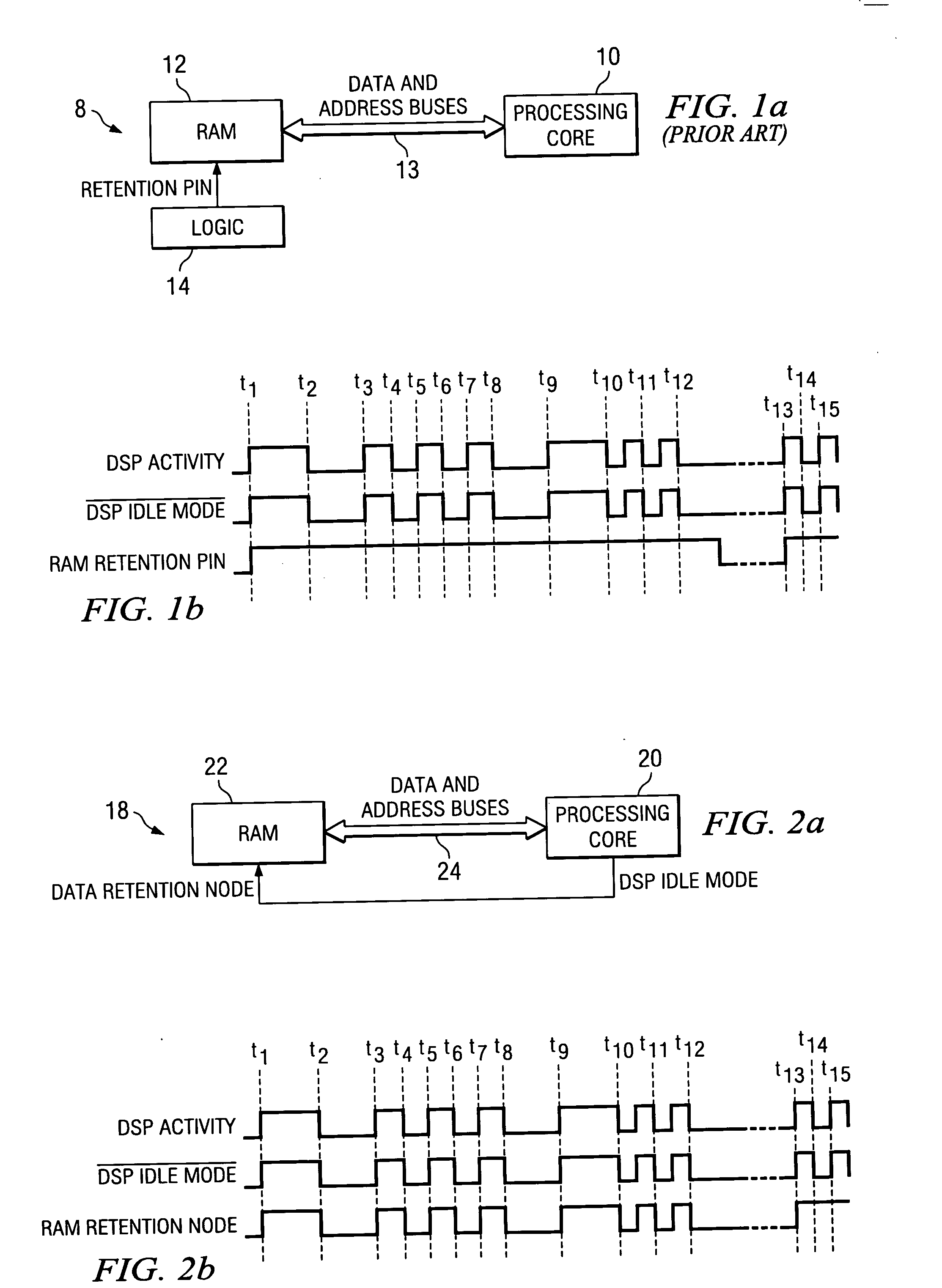 Method and apparatus for reducing memory current leakage a mobile device