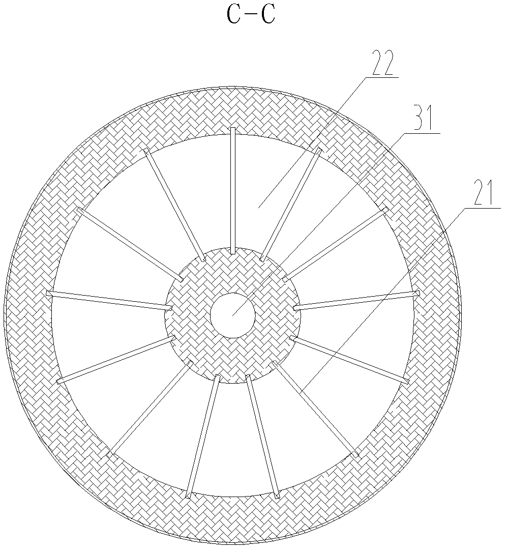 Continuous heat accumulating type heat exchanger