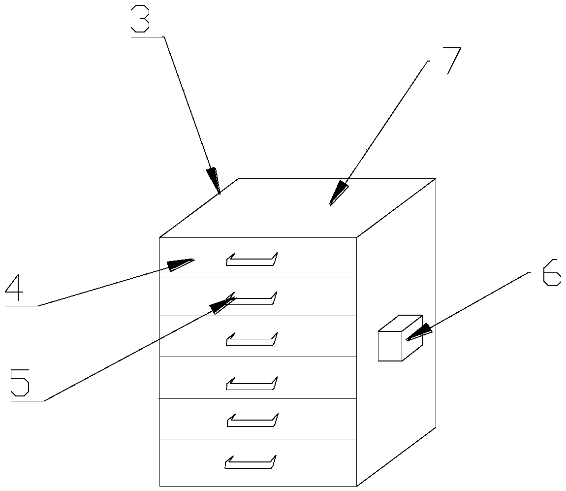 Anti-adhesive material stirring device for novel material production