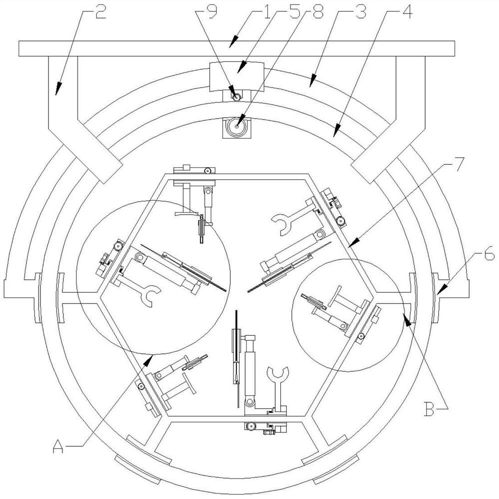 A minimally invasive bone fixation cable implantation device and bone fixation method thereof