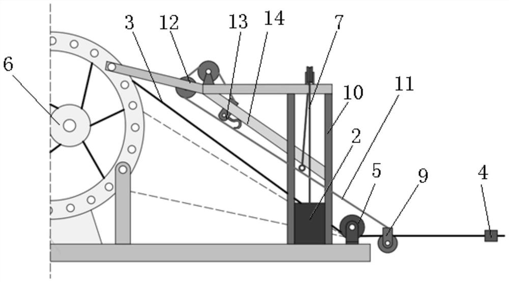 Non-stop standby load conversion device for single-machine multi-well pumping unit