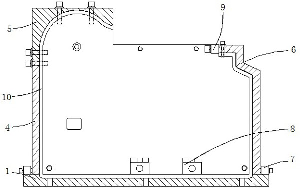 Packaging box manufacturing mold