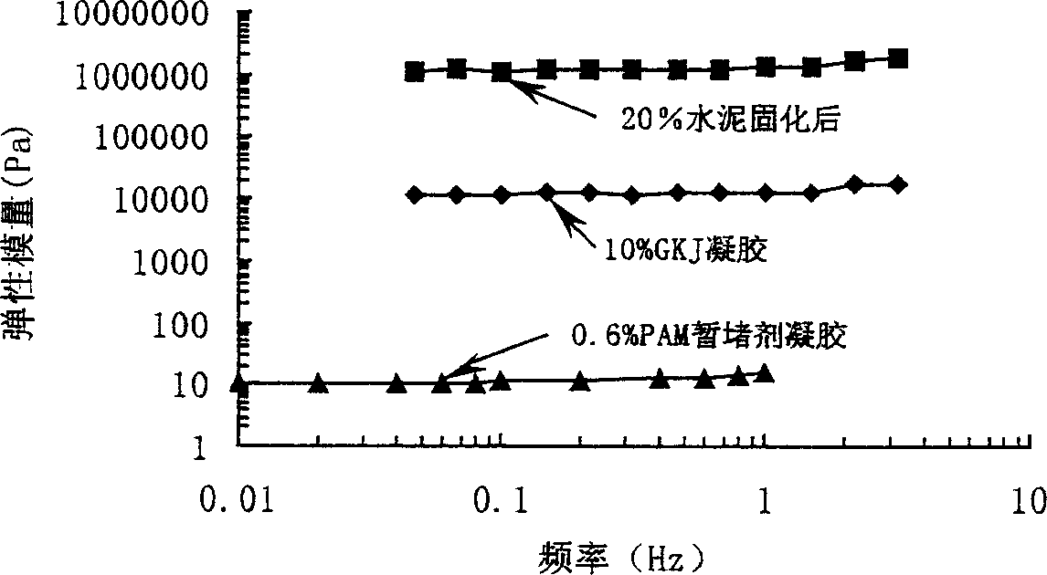 High-temperature and High-Salt resisting gel water packing-off method