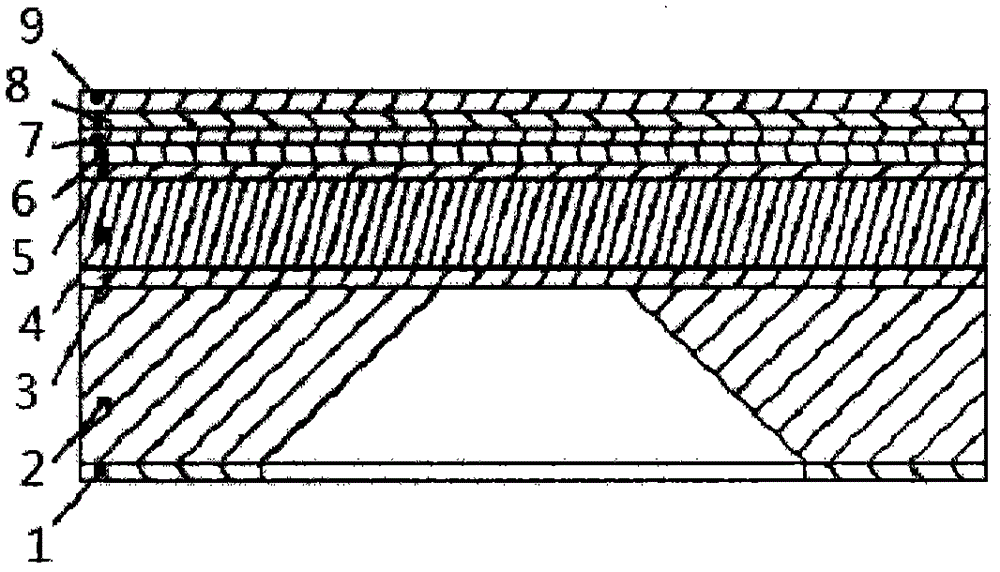 Energy containing metal bridged-film MEMS (Micro Electro Mechanical Systems) igniter and preparation method thereof for composite black body like energy concentrated structure