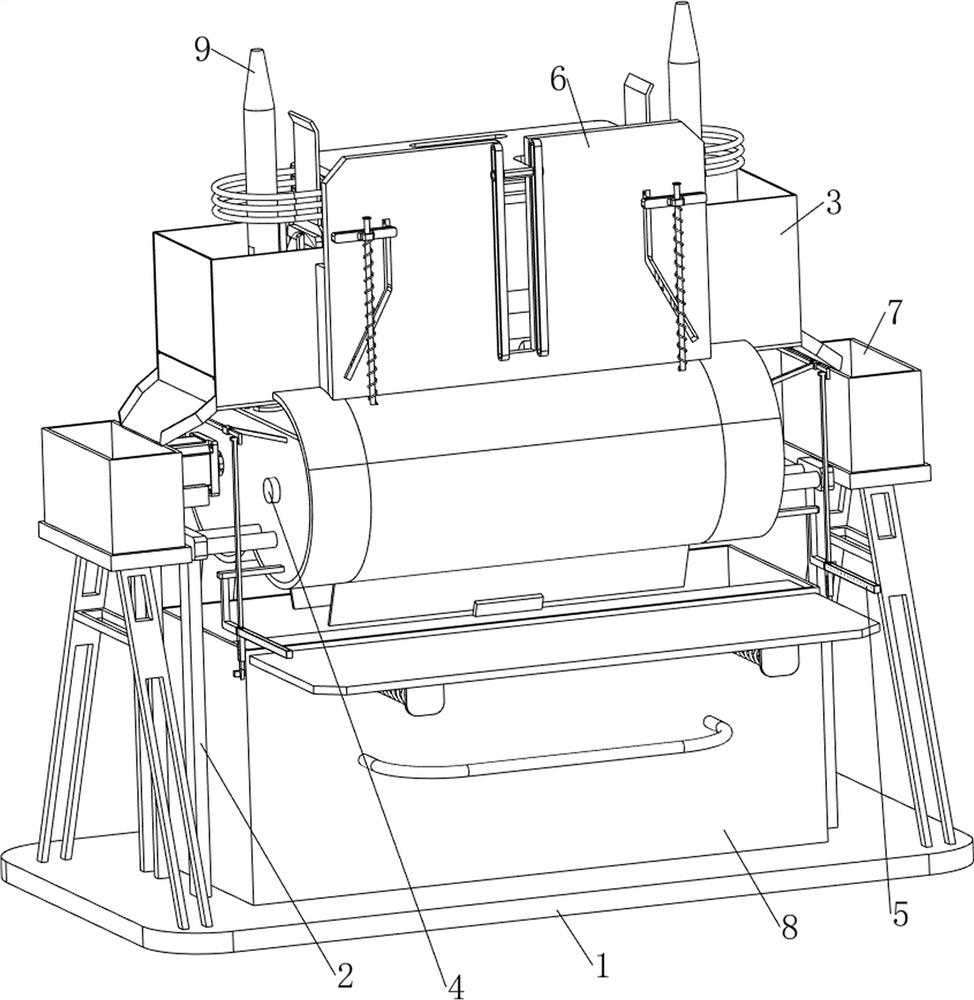 Medical mask recycling and crushing equipment