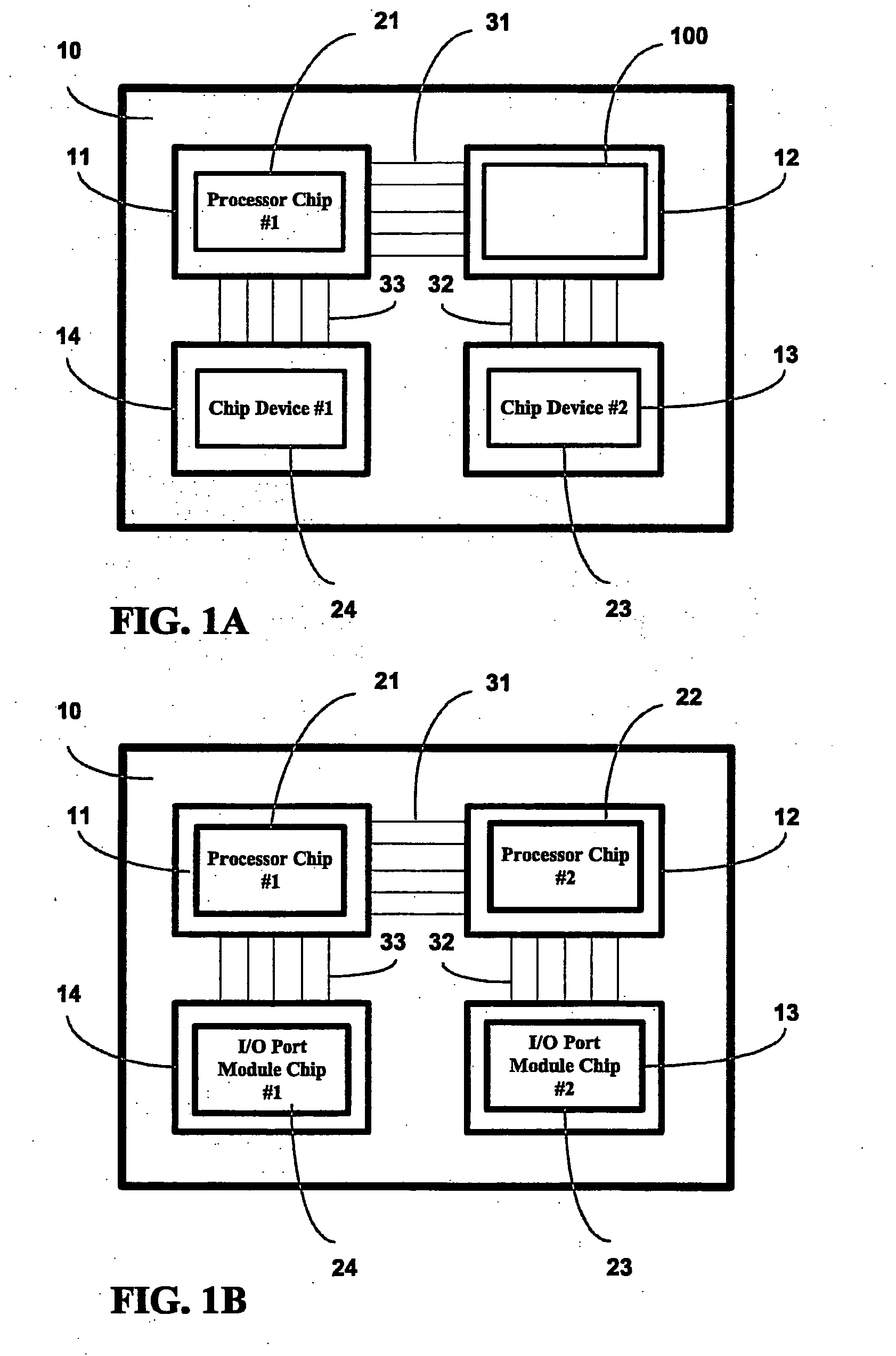 Multi-socket circuit board chip bridging device