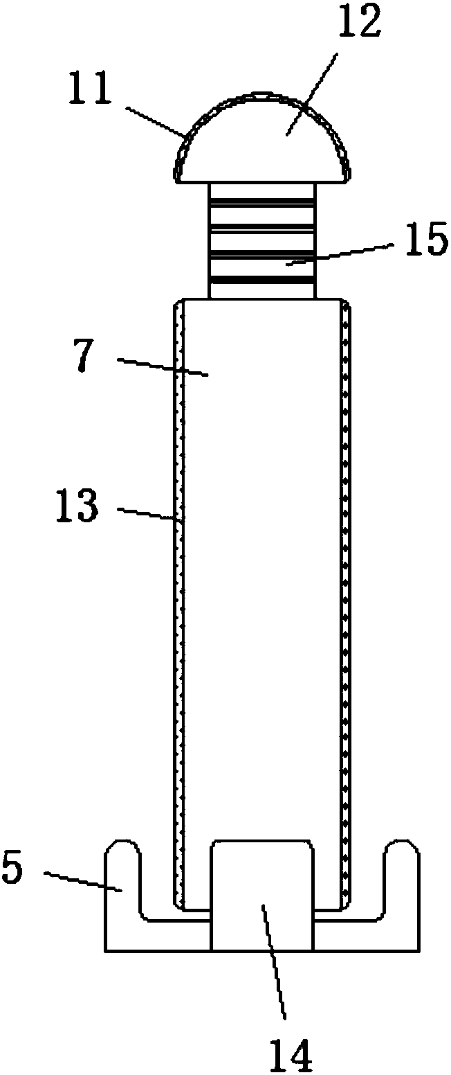 Test tube storage rack for medical clinical laboratory