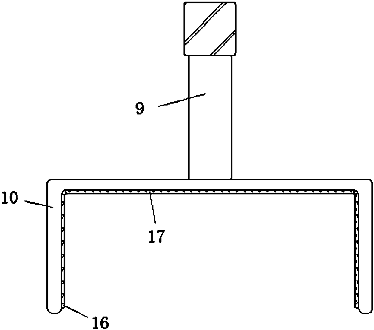 Test tube storage rack for medical clinical laboratory