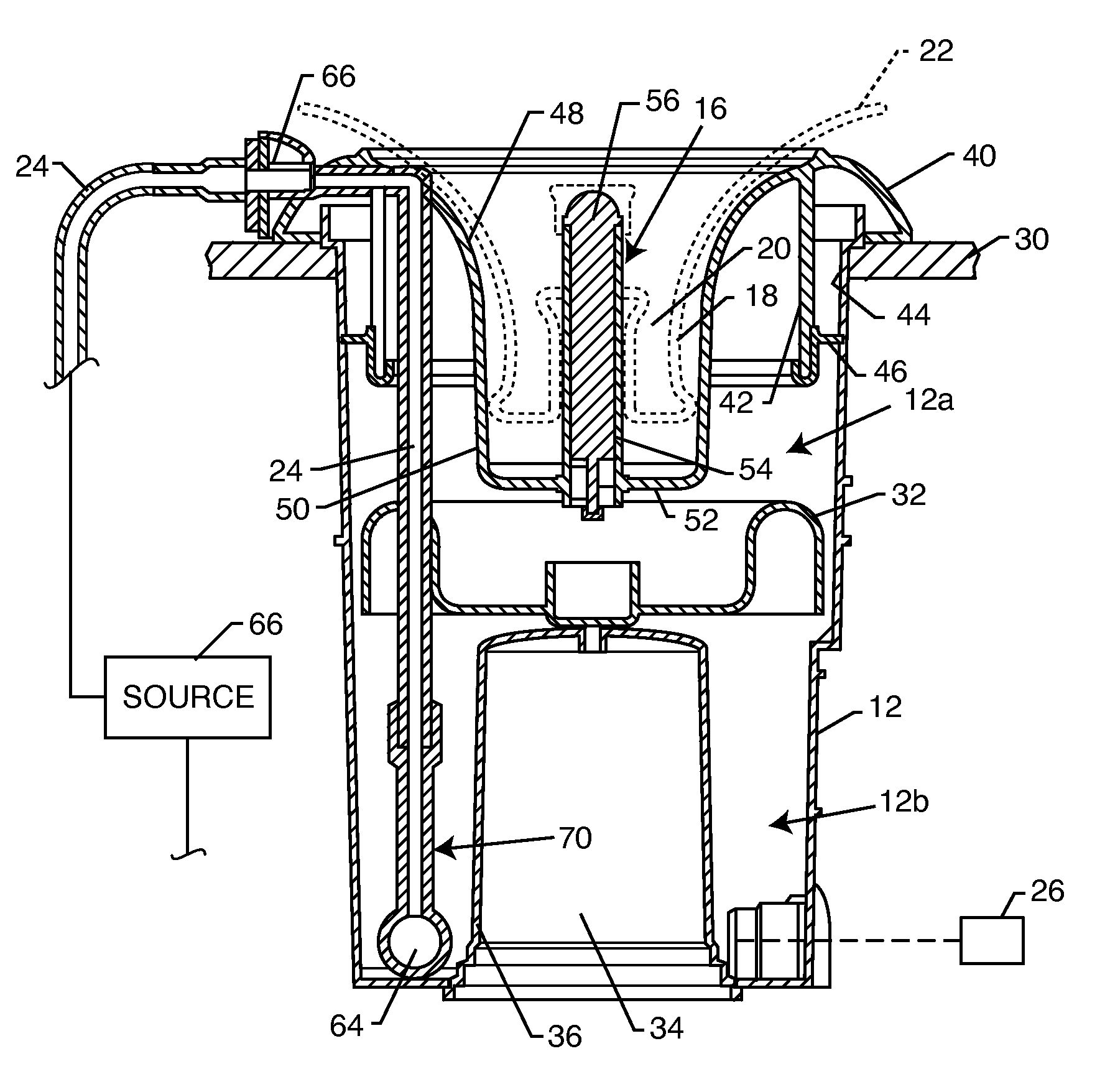 Combined feed tube adapter and sanitizer unit for a bottled water cooler